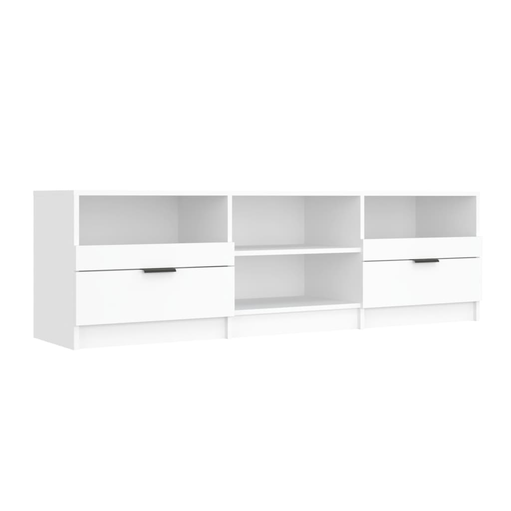 VidaXL Tv-meubel 150x33,5x45 cm bewerkt hout wit
