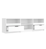 VidaXL Tv-meubel 150x33,5x45 cm bewerkt hout wit
