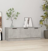VidaXL Tv-meubel 102x35x36,5 cm bewerkt hout betongrijs