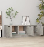 VidaXL Tv-meubel 102x35x36,5 cm bewerkt hout betongrijs