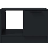 VidaXL Salontafel 50x50x36 cm bewerkt hout zwart