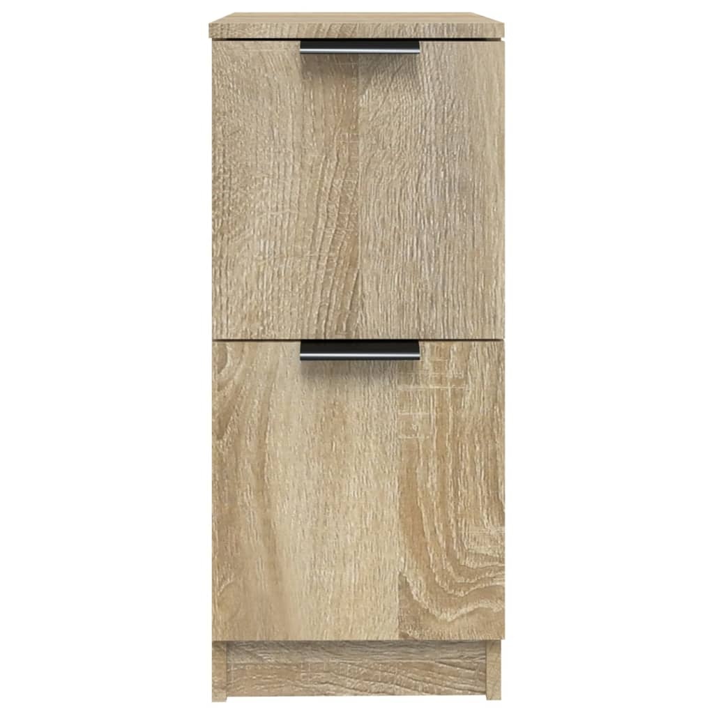 VidaXL Dressoir 30x30x70 cm bewerkt hout sonoma eikenkleurig