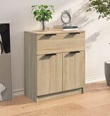 VidaXL Dressoir 60x30x70 cm bewerkt hout sonoma eikenkleurig