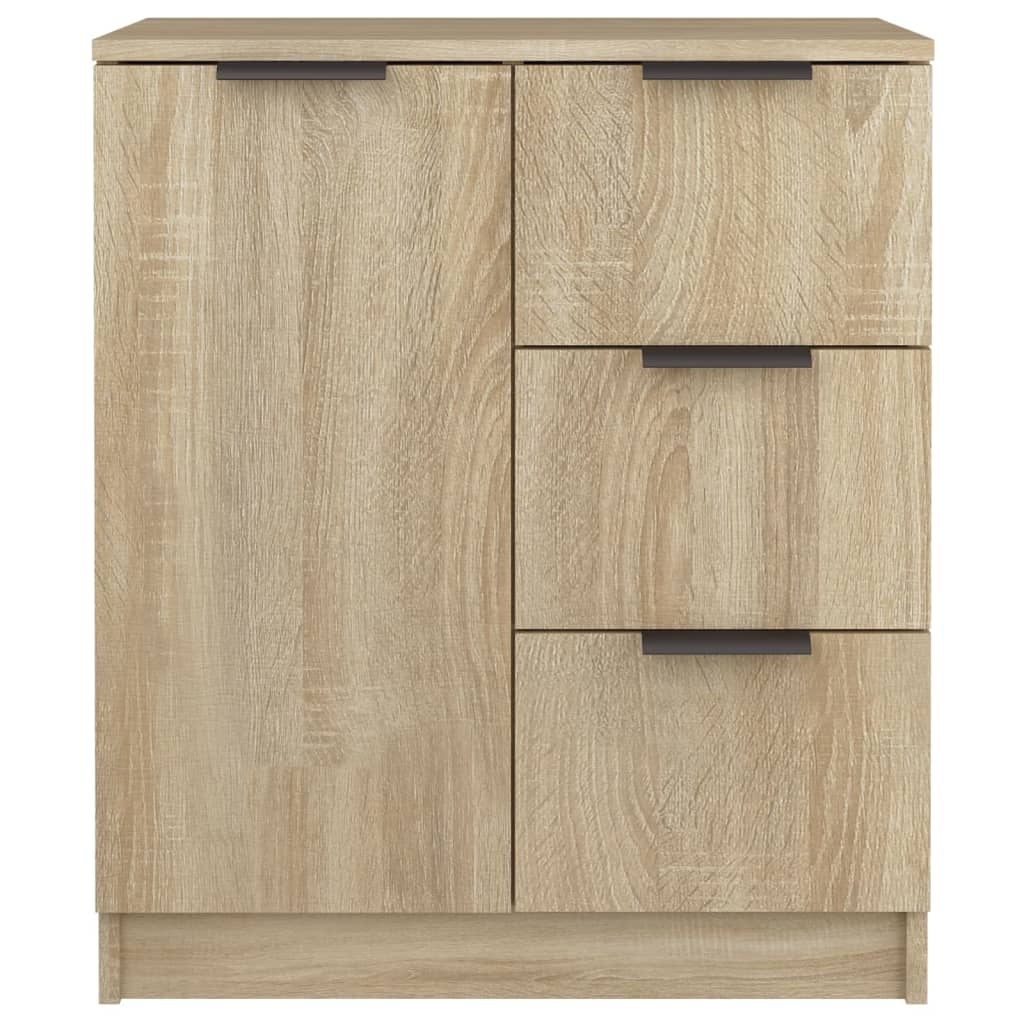 VidaXL Dressoir 60x30x70 cm bewerkt hout sonoma eikenkleurig