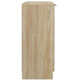 VidaXL Dressoir 60x30x70 cm bewerkt hout sonoma eikenkleurig