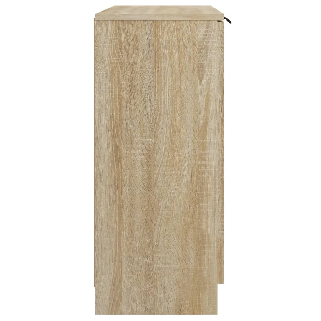VidaXL Dressoir 60x30x70 cm bewerkt hout sonoma eikenkleurig