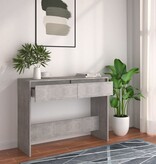 VidaXL Wandmeubel 100x35x75,5 cm spaanplaat betongrijs