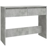 VidaXL Wandmeubel 100x35x75,5 cm spaanplaat betongrijs