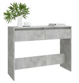 VidaXL Wandmeubel 100x35x75,5 cm spaanplaat betongrijs