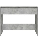 VidaXL Wandmeubel 100x35x75,5 cm spaanplaat betongrijs