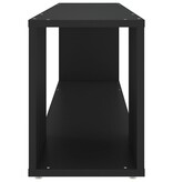 VidaXL Tv-meubel 100x24x32 cm spaanplaat zwart