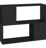 VidaXL Tv-meubel 80x24x63 cm spaanplaat zwart