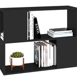 VidaXL Tv-meubel 80x24x63 cm spaanplaat zwart