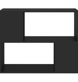 VidaXL Tv-meubel 80x24x63 cm spaanplaat zwart