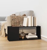 VidaXL Tv-meubel 80x24x32 cm spaanplaat zwart