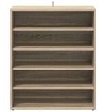 VidaXL Schoenenkast 60x35x70 cm bewerkt hout sonoma eikenkleurig