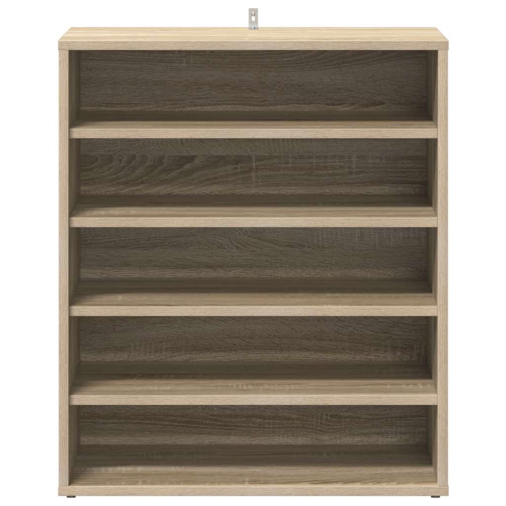 VidaXL Schoenenkast 60x35x70 cm bewerkt hout sonoma eikenkleurig