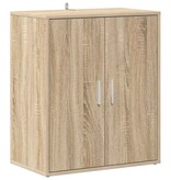 VidaXL Schoenenkast 60x35x70 cm bewerkt hout sonoma eikenkleurig