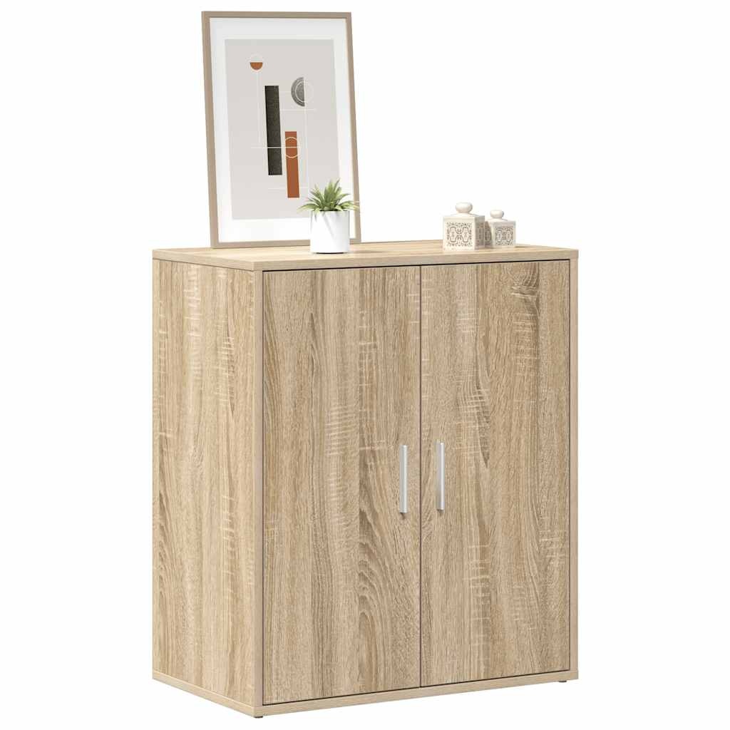 VidaXL Schoenenkast 60x35x70 cm bewerkt hout sonoma eikenkleurig