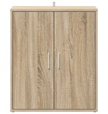 VidaXL Schoenenkast 60x35x70 cm bewerkt hout sonoma eikenkleurig