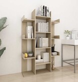 VidaXL Boekenkast 86x25,5x140 cm spaanplaat sonoma eikenkleurig