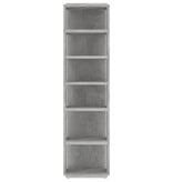 VidaXL Schoenenkasten 2 st 27,5x27x102 cm betongrijs