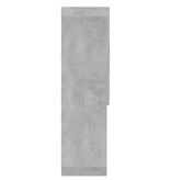 VidaXL Wasmachinekast 70,5x25,5x90 cm betongrijs