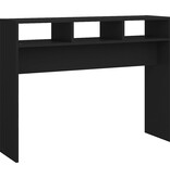 VidaXL Wandtafel 105x30x80 cm spaanplaat zwart