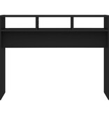 VidaXL Wandtafel 105x30x80 cm spaanplaat zwart