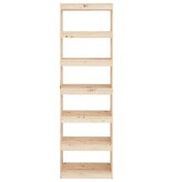 VidaXL Boekenkast/kamerscherm 60x30x199,5 cm massief grenenhout