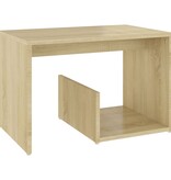 VidaXL Bijzettafel 59x36x38 cm spaanplaat sonoma eikenkleurig
