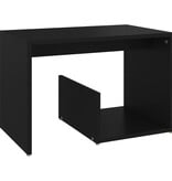VidaXL Bijzettafel 59x36x38 cm bewerkt hout zwart