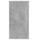 VidaXL Bijzettafel 50x26x50 cm spaanplaat betongrijs