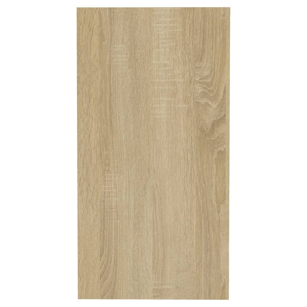 VidaXL Bijzettafel 50x26x50 cm bewerkt hout sonoma eikenkleurig