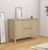 VidaXL Dressoir 103,5x35x70 cm spaanplaat sonoma eikenkleurig