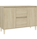 VidaXL Dressoir 103,5x35x70 cm spaanplaat sonoma eikenkleurig