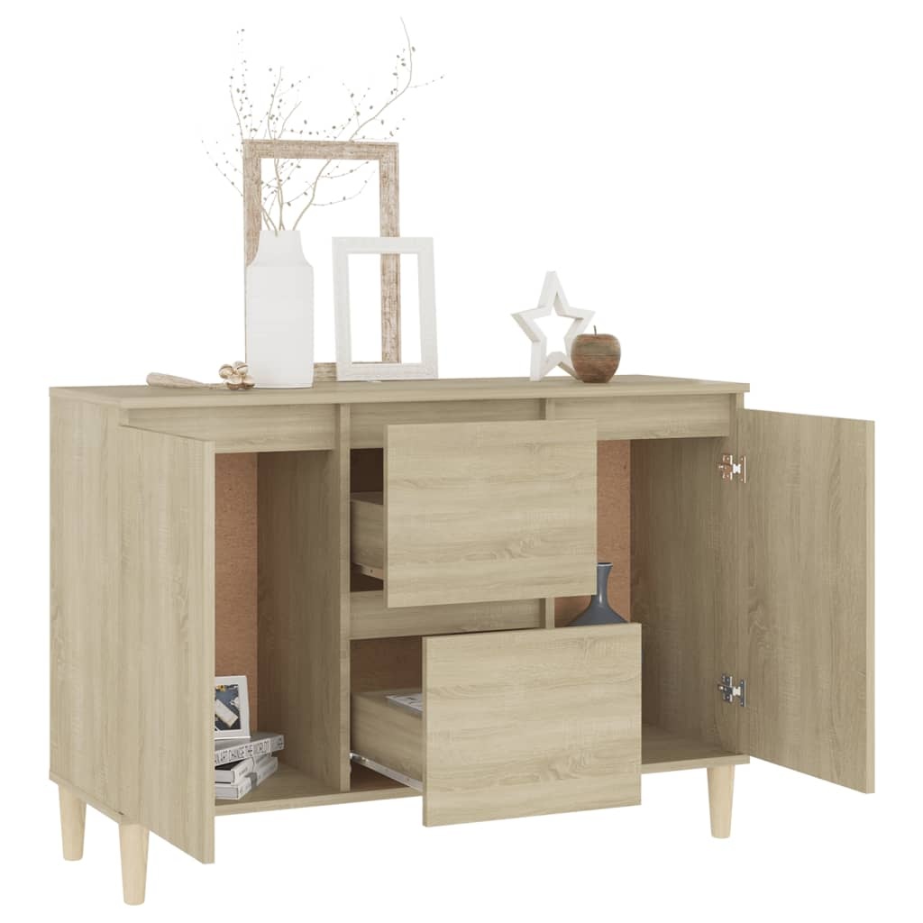 VidaXL Dressoir 103,5x35x70 cm spaanplaat sonoma eikenkleurig
