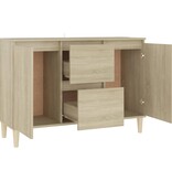 VidaXL Dressoir 103,5x35x70 cm spaanplaat sonoma eikenkleurig