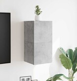 VidaXL Tv-wandmeubelen 2 st 30,5x30x30 cm betongrijs