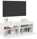 VidaXL Tv-meubelen 2 st met LED-verlichting 60x35x40 cm hoogglans wit