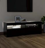 VidaXL Tv-meubel met LED-verlichting 120x35x40 cm zwart