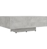 VidaXL Salontafel 85x55x31 cm bewerkt hout betongrijs