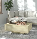 VidaXL Salontafel 85x55x31 cm spaanplaat sonoma eikenkleurig