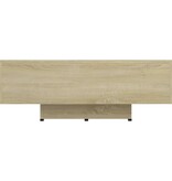 VidaXL Salontafel 85x55x31 cm spaanplaat sonoma eikenkleurig