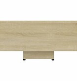 VidaXL Salontafel 85x55x31 cm spaanplaat sonoma eikenkleurig