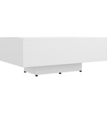 VidaXL Salontafel 85x55x31 cm bewerkt hout wit