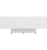 VidaXL Salontafel 85x55x31 cm bewerkt hout wit