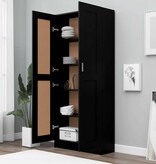 VidaXL Boekenkast 82,5x30,5x185,5 cm bewerkt hout zwart