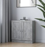 VidaXL Boekenkast 82,5x30,5x80 cm bewerkt hout betongrijs