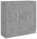 VidaXL Boekenkast 82,5x30,5x80 cm bewerkt hout betongrijs